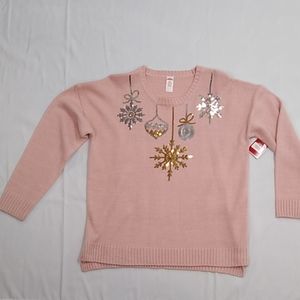 Holiday Time Christmas Sweater NWT